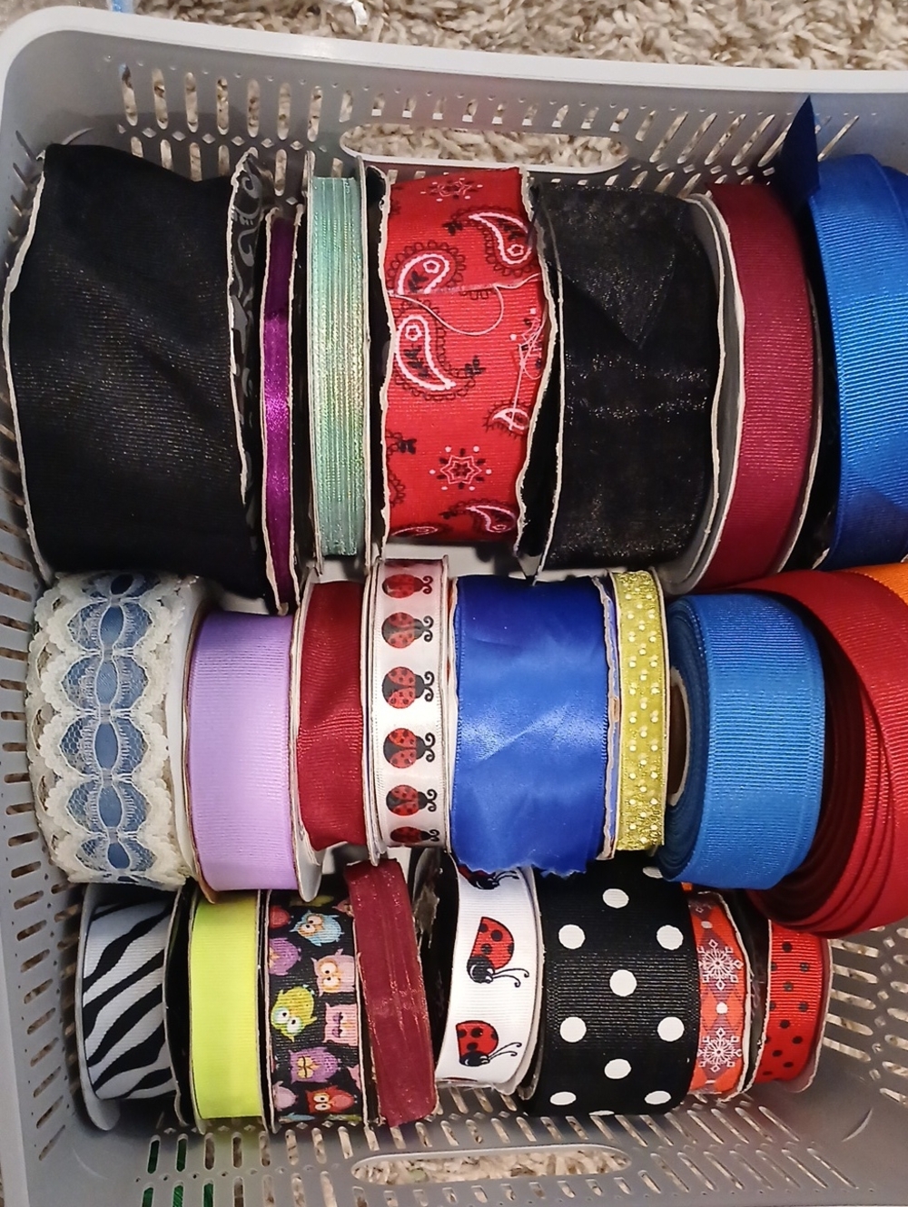 Bulk Ribbons Huge Assorted Pack Of Ribbons